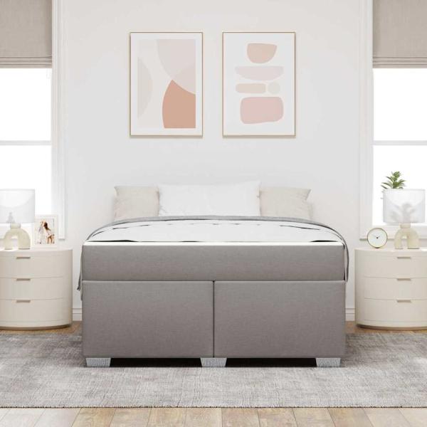 Bettgestell Sonstiges Taupe 160 x 200 cm Stoff