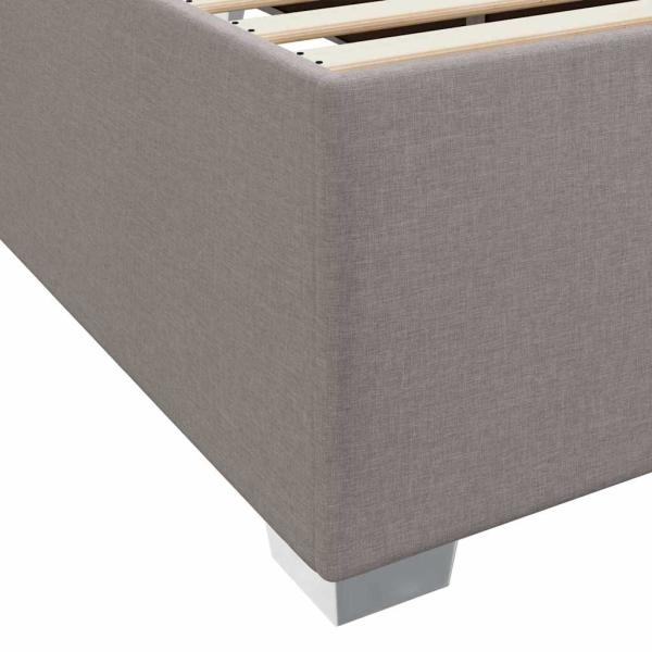 Bettgestell Sonstiges Taupe 160 x 200 cm Stoff