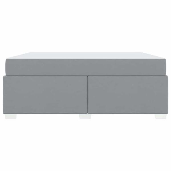 Bettgestell Sonstiges Hellgrau 180 x 200 cm Stoff