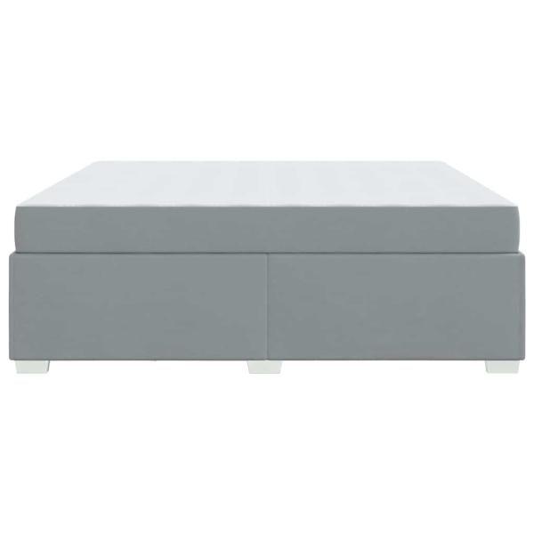 Bettgestell Sonstiges Hellgrau 180 x 200 cm Stoff