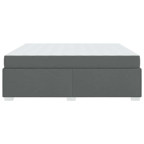 Bettgestell Sonstiges Dunkelgrau 180 x 200 cm Stoff