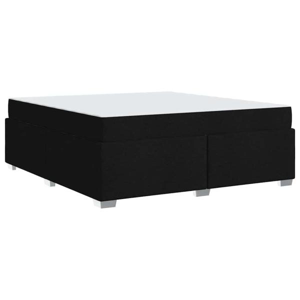 Bettgestell Sonstiges Schwarz 180 x 200 cm Stoff