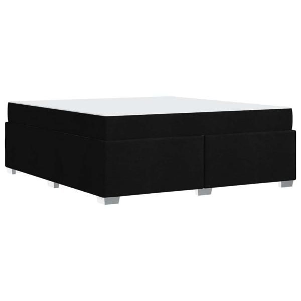 Bettgestell Sonstiges Schwarz 180 x 200 cm Stoff