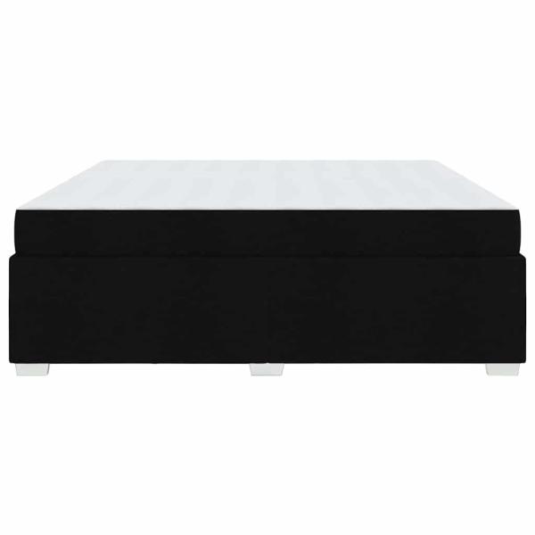Bettgestell Sonstiges Schwarz 200 x 200 cm Stoff
