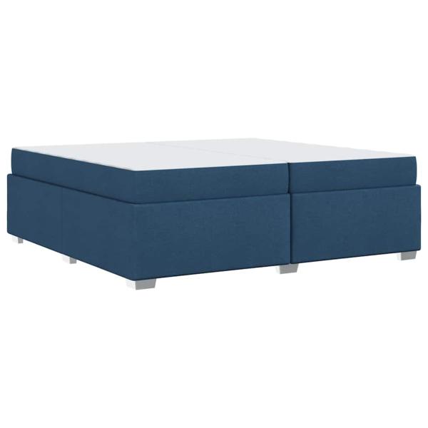 Bettgestell Sonstiges Blau 200 x 200 cm Stoff