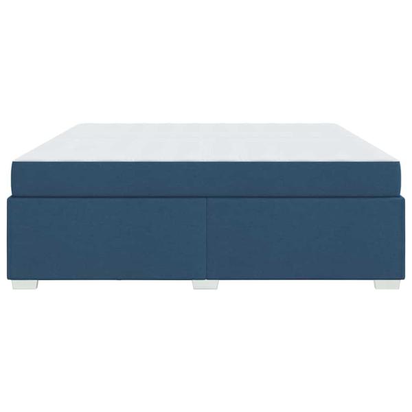 Bettgestell Sonstiges Blau 200 x 200 cm Stoff