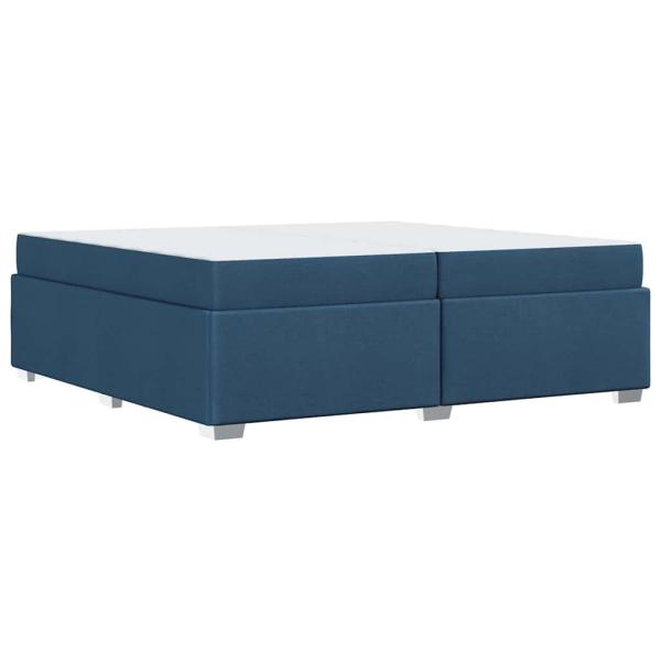Bettgestell Sonstiges Blau 200 x 200 cm Stoff