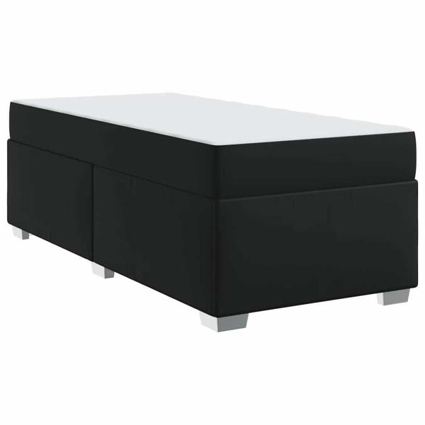 Bettgestell Sonstiges Schwarz 80 x 200 cm Kunstleder