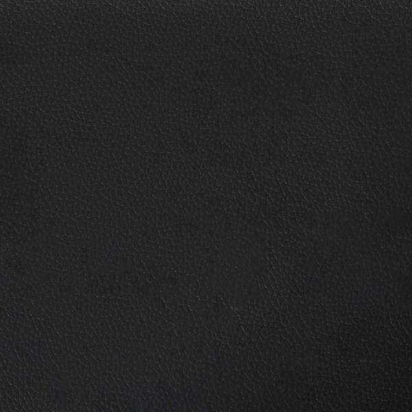 Bettgestell Sonstiges Schwarz 80 x 200 cm Kunstleder