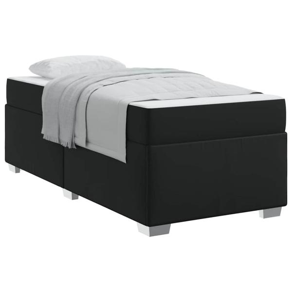 Bettgestell Sonstiges Schwarz 80 x 200 cm Kunstleder