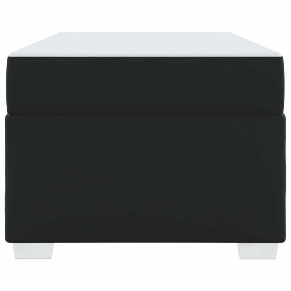 Bettgestell Sonstiges Schwarz 80 x 200 cm Kunstleder