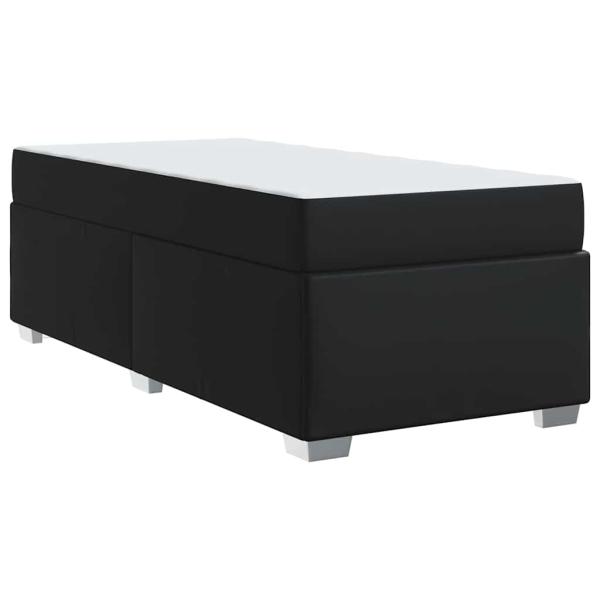 Bettgestell Sonstiges Schwarz 80 x 200 cm Kunstleder