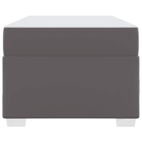 Bettgestell Sonstiges Grau 90 x 200 cm Kunstleder