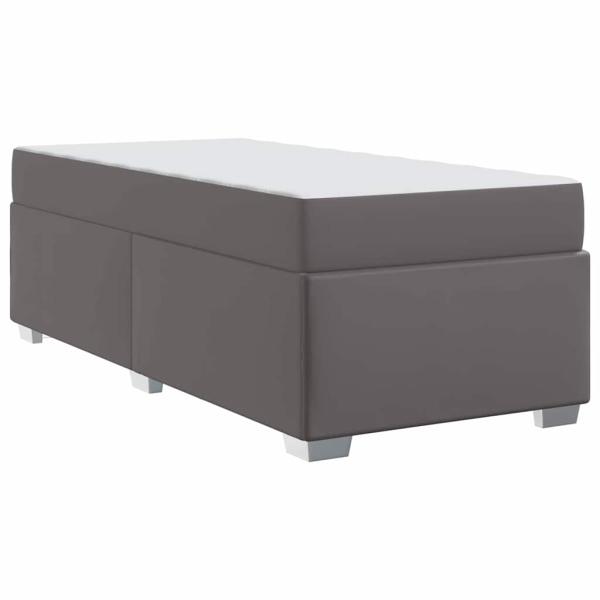 Bettgestell Sonstiges Grau 90 x 200 cm Kunstleder