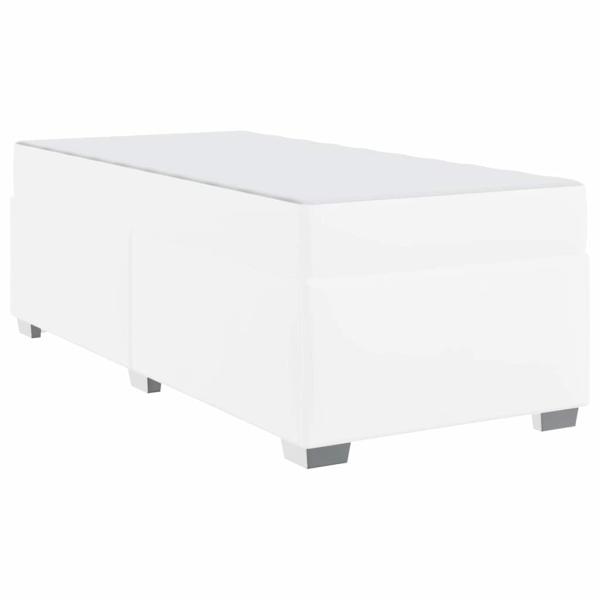 Bettgestell Sonstiges Weiß 100 x 200 cm Kunstleder