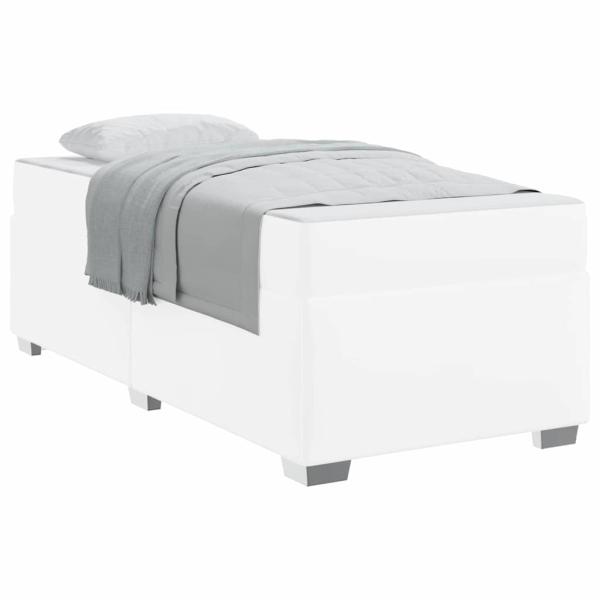 Bettgestell Sonstiges Weiß 100 x 200 cm Kunstleder