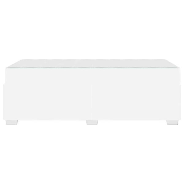 Bettgestell Sonstiges Weiß 100 x 200 cm Kunstleder