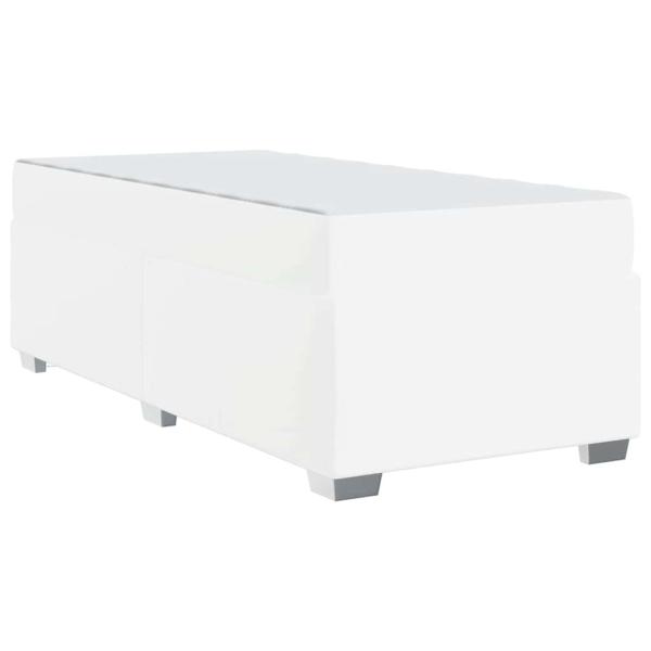 Bettgestell Sonstiges Weiß 100 x 200 cm Kunstleder