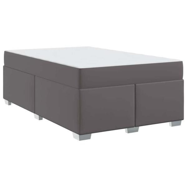Bettgestell Sonstiges Grau 120 x 190 cm Kunstleder