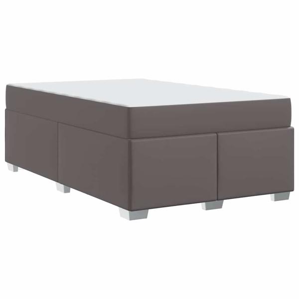 Bettgestell Sonstiges Grau 120 x 190 cm Kunstleder