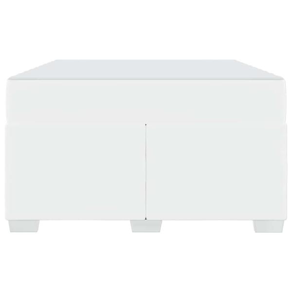 Bettgestell Sonstiges Weiß 120 x 200 cm Kunstleder