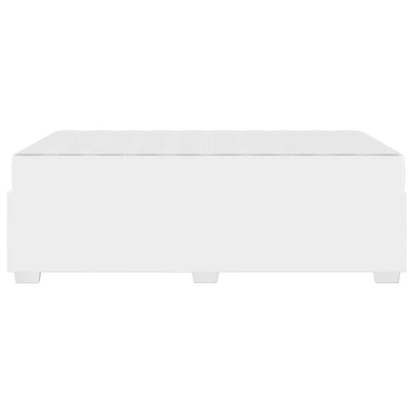 Bettgestell Sonstiges Weiß 120 x 200 cm Kunstleder