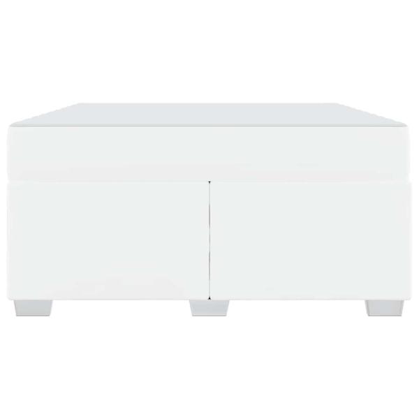 Bettgestell Sonstiges Weiß 140 x 200 cm Kunstleder