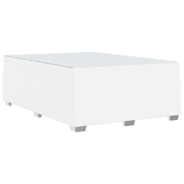 Bettgestell Sonstiges Weiß 140 x 200 cm Kunstleder