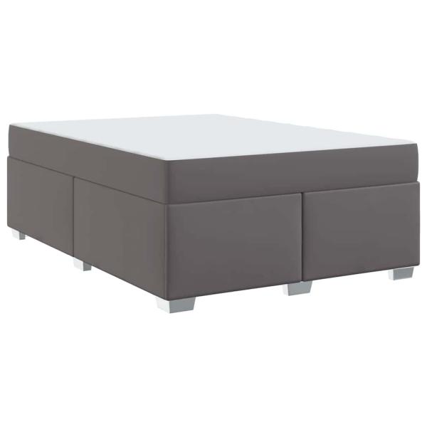 Bettgestell Sonstiges Grau 140 x 200 cm Kunstleder