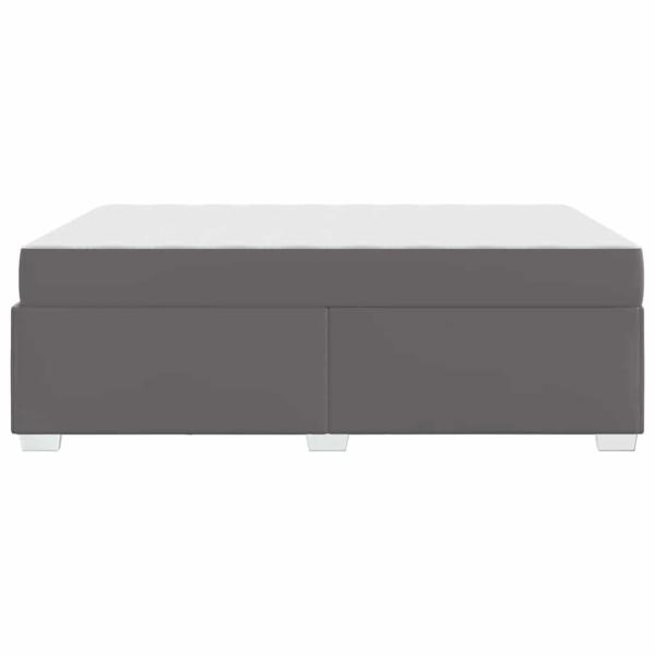 Bettgestell Sonstiges Grau 140 x 200 cm Kunstleder