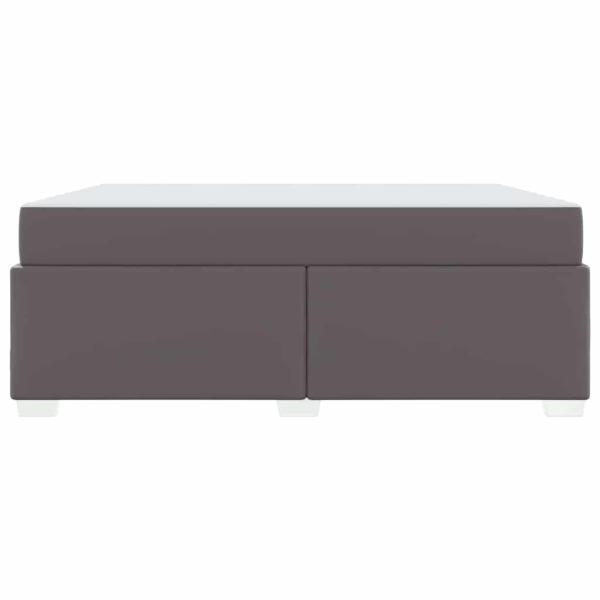 Bettgestell Sonstiges Grau 180 x 200 cm Kunstleder