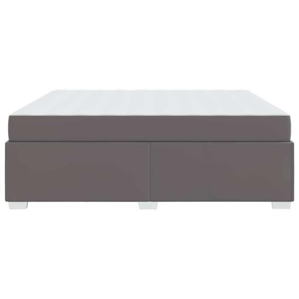Bettgestell Sonstiges Grau 180 x 200 cm Kunstleder