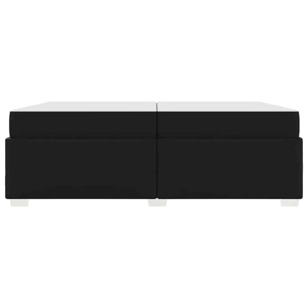 Bettgestell Sonstiges Schwarz 200 x 200 cm Kunstleder