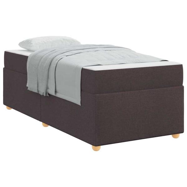 Bettgestell Sonstiges Dunkelbraun 90 x 190 cm Taschenfedern