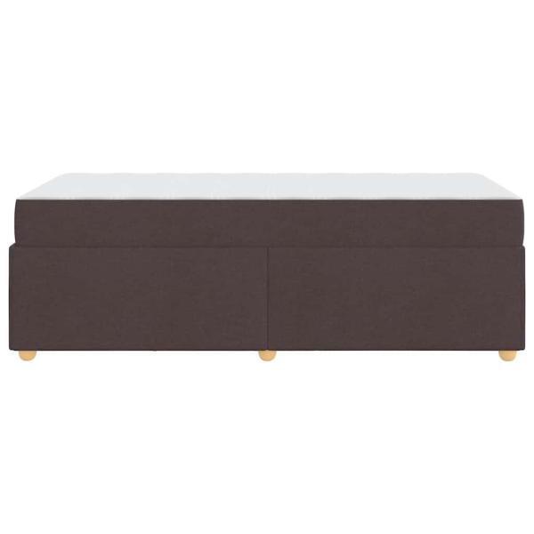 Bettgestell Sonstiges Dunkelbraun 90 x 190 cm Taschenfedern