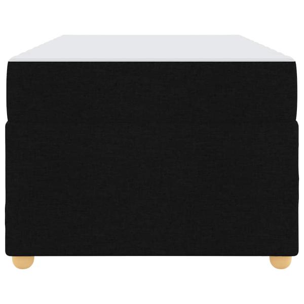 Bettgestell mit Matratze Sonstiges Schwarz 100 x 200 cm Stoff