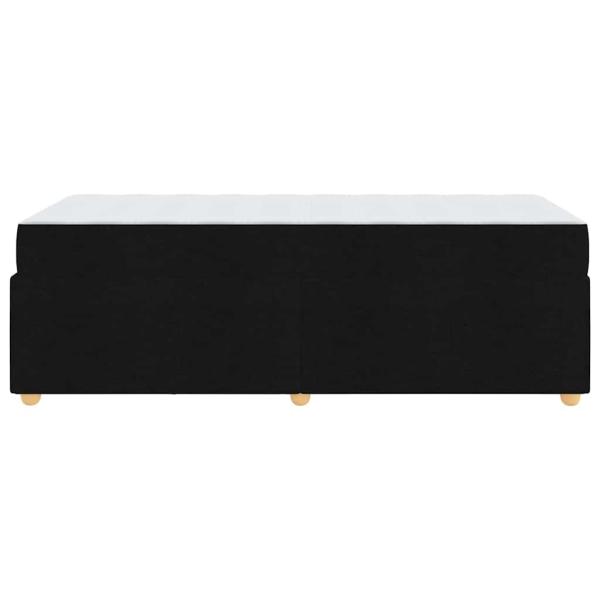 Bettgestell mit Matratze Sonstiges Schwarz 100 x 200 cm Stoff
