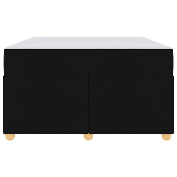 Bettgestell mit Matratze Sonstiges Schwarz 120 x 190 cm Stoff