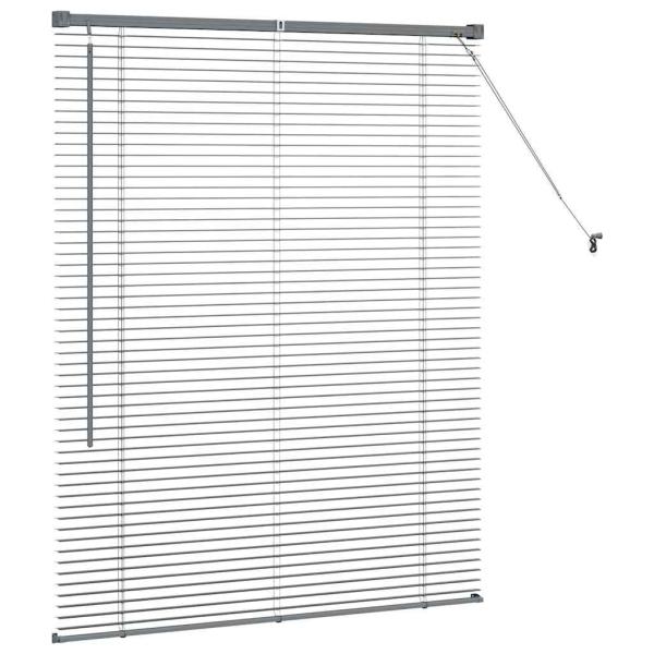 Fenster Jalousie Dunkelgrau 100 x 130 cm Aluminium
