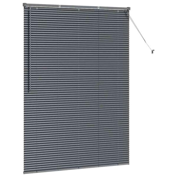 Fenster Jalousie Dunkelgrau 125 x 175 cm Aluminium