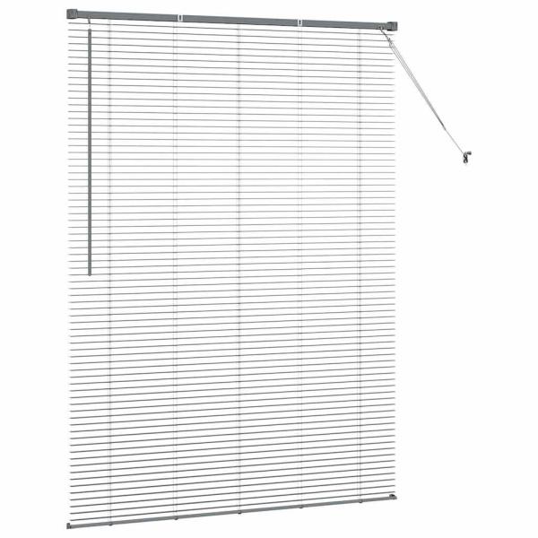 Fenster Jalousie Dunkelgrau 135 x 175 cm Aluminium