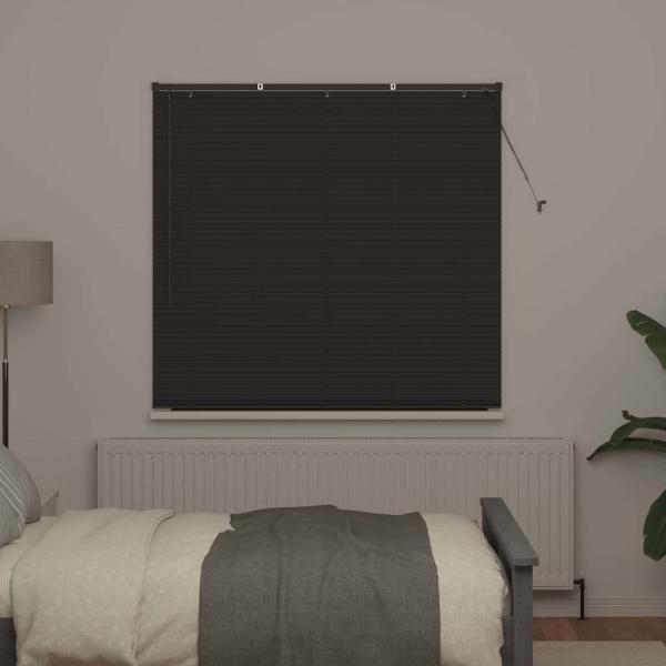 Fenster Jalousie Dunkelgrau 140 x 175 cm Aluminium