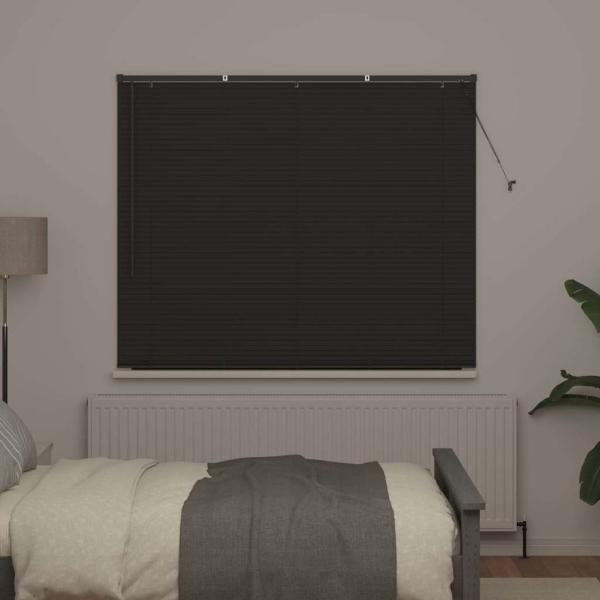 Fenster Jalousie Dunkelgrau 160 x 175 cm Aluminium