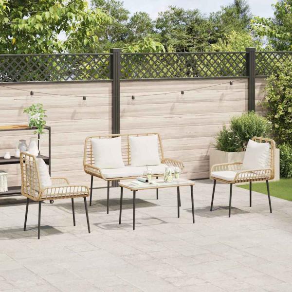 Garten Essgruppe 3 pcs Schwarz, Anthrazit 109 x 63 x 83 cm