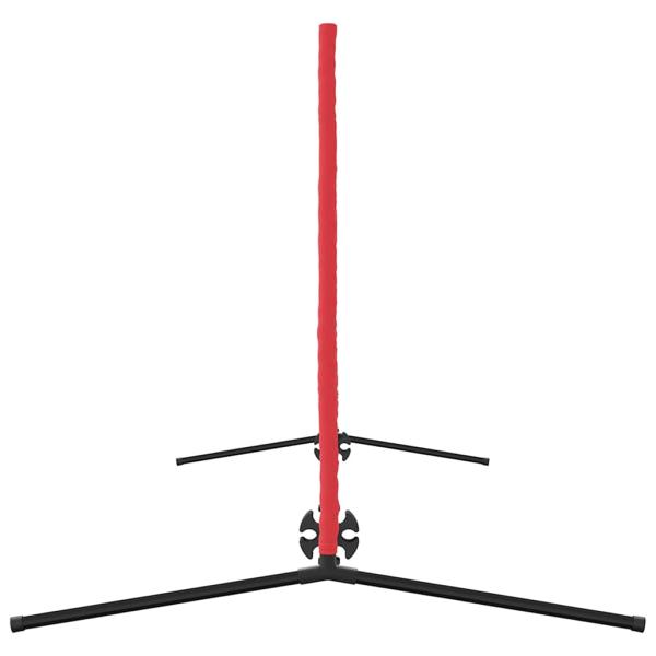 Tennisnetz Schwarz und rot 301 x 90.5 x 87 cm Polyester