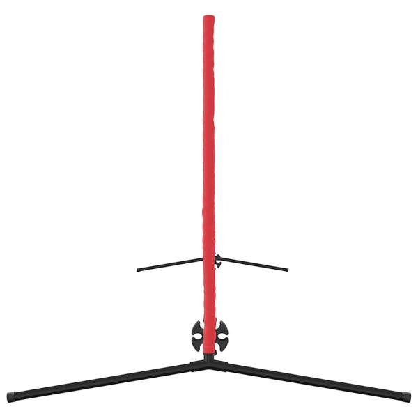 Tennisnetz Schwarz und rot 396 x 92 x 87 cm Polyester