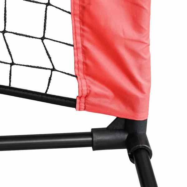 Tennisnetz Schwarz und rot 494.5 x 90 x 87 cm Polyester