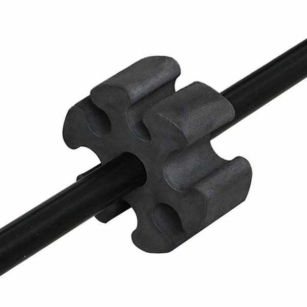 Tennisnetz Schwarz und rot 595 x 90.5 x 87 cm Polyester