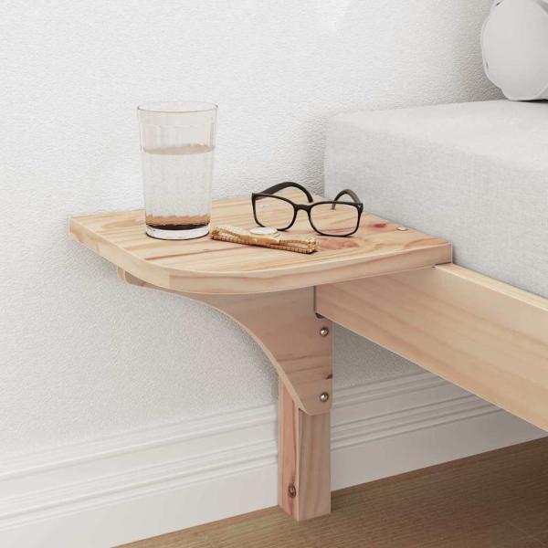 Bettgestell mit Nachttischen Braun 90 x 190 cm Braun