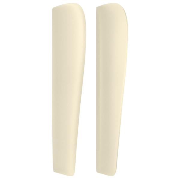 Kopfteil mit Ohren Creme 163x23x118/128 cm Kunstleder